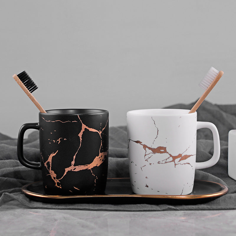 Marble Mug Nordic Style Marble Mug Cup Milk Coffee Water Drinking Cup Container Supplies