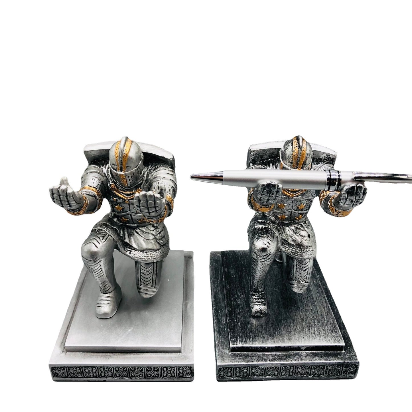 Creative Executive Soldier Knight Pen Holder