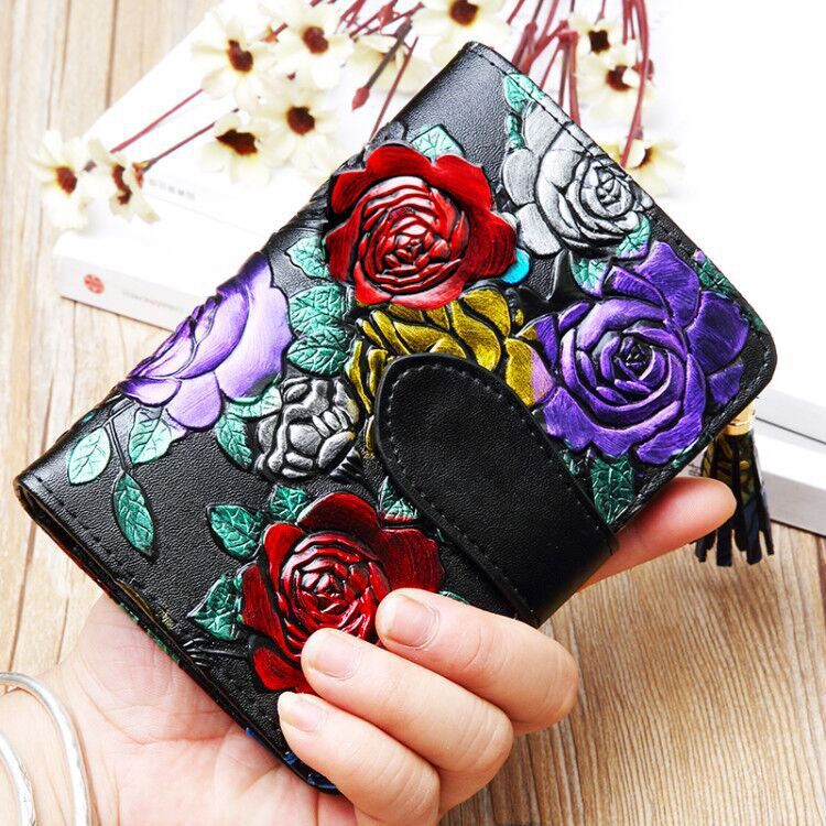 Fashion Women's Leather Wallet Short