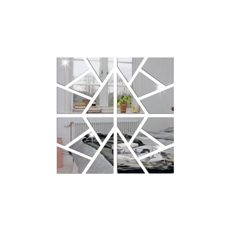 Geometric Mirror Wall Sticker Decorative