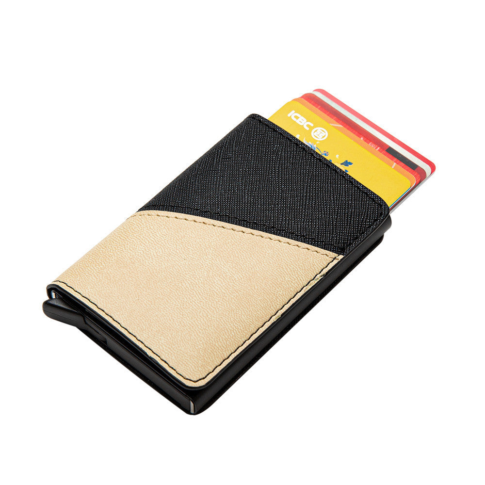 Men's Fashion Color Contrast Wallet