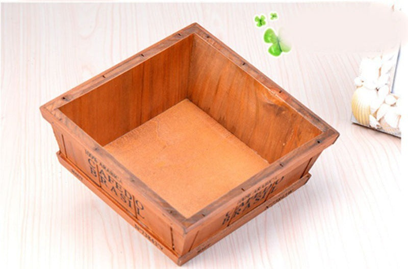 Gardening Wooden Hand-made Flower Maker Glove Box