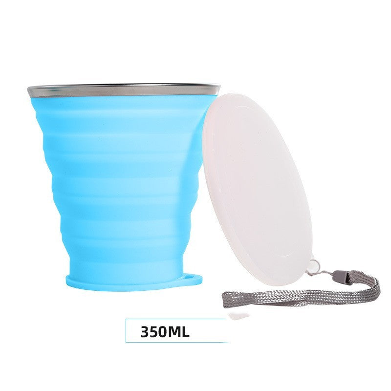 Outdoor Portable Silicone Folding Mug