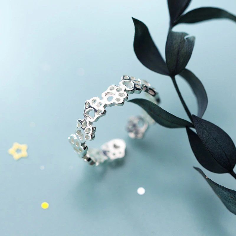 Cute And Graceful Small Clear Ring Simple