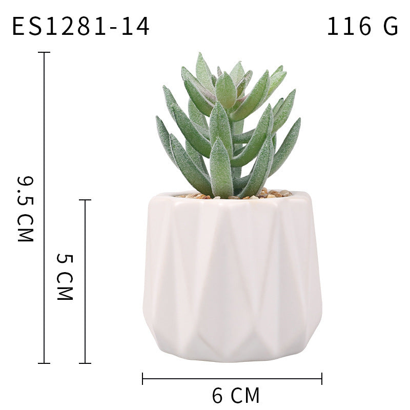 Wave Cup Type Simulation Succulent Potted Plant