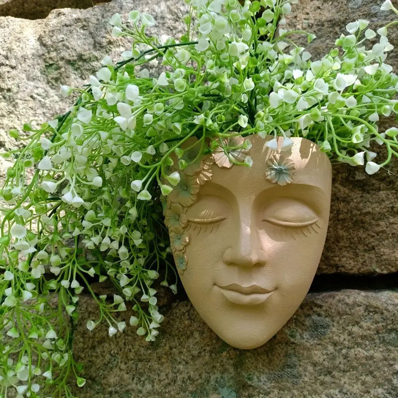 Creative Home Decoration Facial Wall Mounted Flower Pot