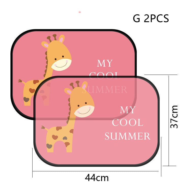 Heat Insulation Sunshade Adsorption Electrostatic Stickers Car Glass Stickers PVC Upgrade Sunshield