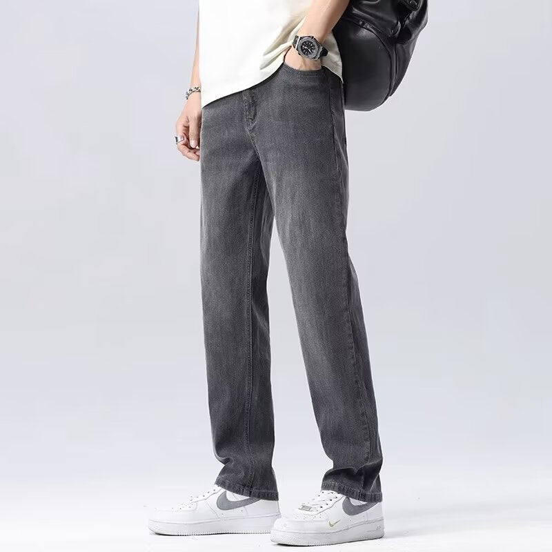 Casual Ice Silk Drape Wide-leg Pants