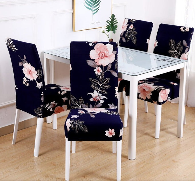 Printed Stretch Dining Chair Covers Set Of 4 Or 6