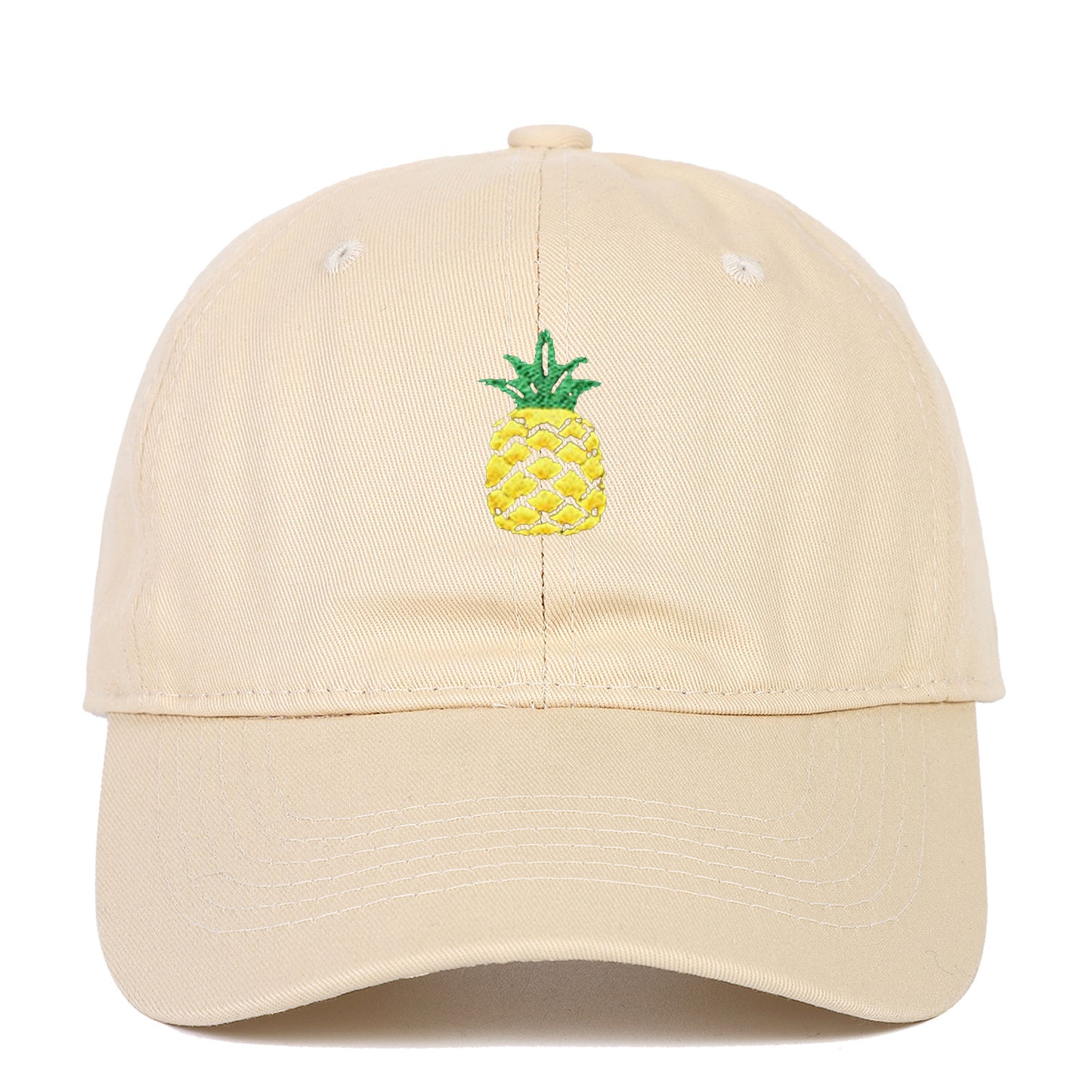 Pineapple Embroidered Baseball Cap Tide Travel Leisure