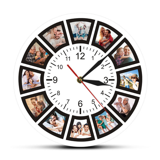 Fashion Simple Personalized Color Photo Clock