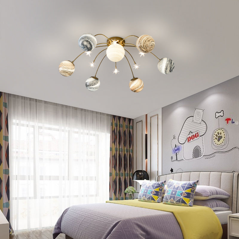 Bedroom Creative Minimalist Planet Lamp