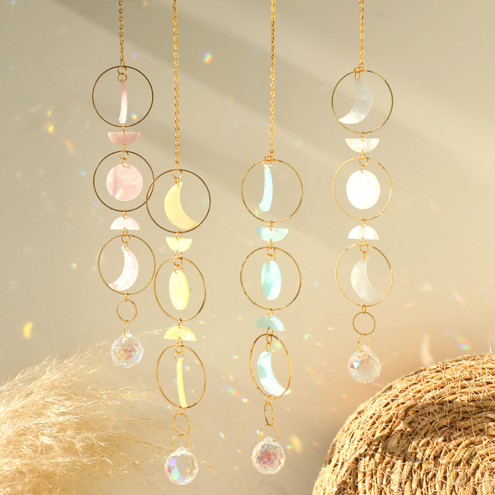 Fashion Garden Crystal Hanging Star Moon