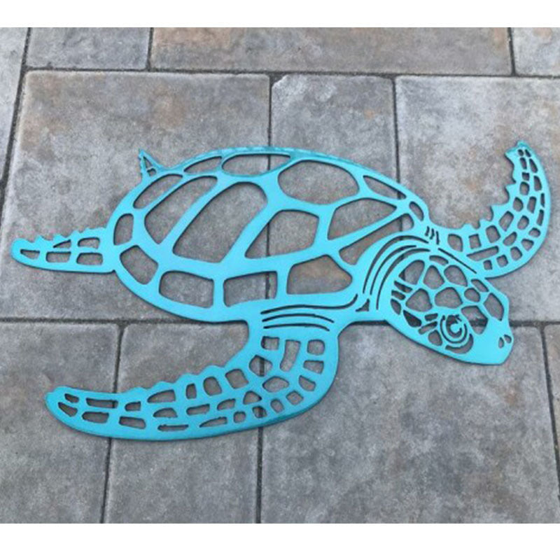 Metal Wall Art Turtle Interior Living Room Decor Crafts