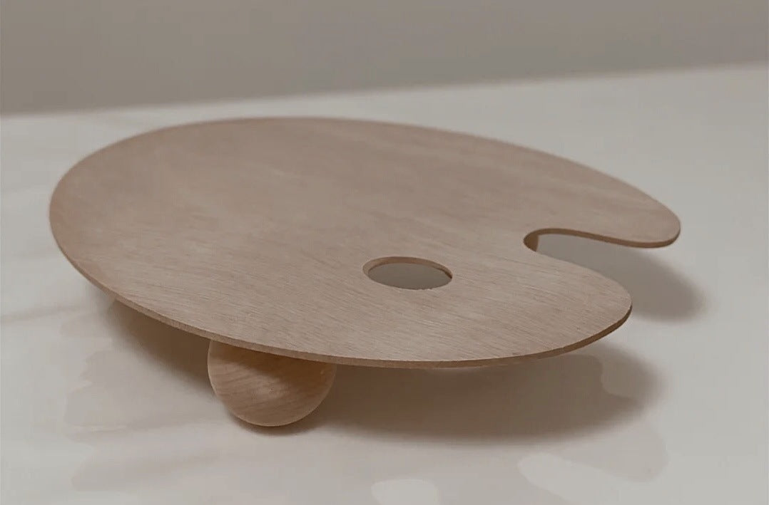 Wooden Tray Palette Shape Tabletop