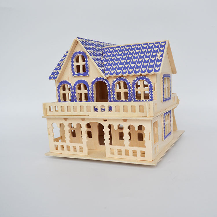 Wooden house model