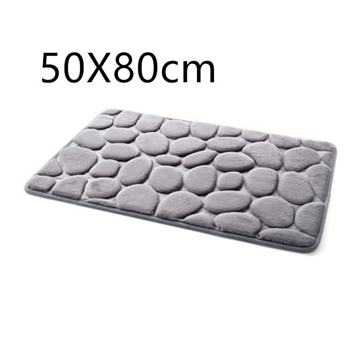 3D Cobblestone Carpet Bedroom Living Room Floor Mat