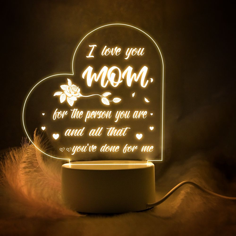 Small Night Light Warm Mother Room Decoration Personalized Ornaments