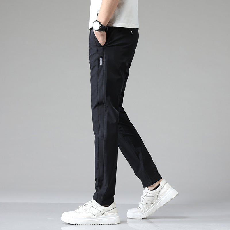 Smooth Full Elastic Force Non-ironing Elastic Sports Pants