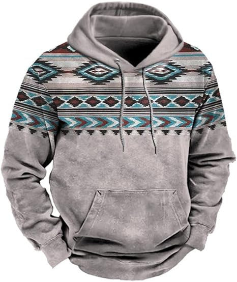 3D Printing Popular Fashion With Rope Pocket Hooded Sweaters Menswear