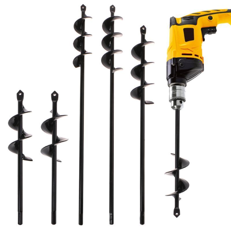 Charging Garden Screw Twist Pit Drill Bit