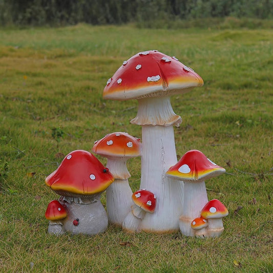 Simulated Mushroom Ornaments For Outdoor Creative Decoration