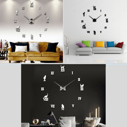 DIY living room modern personality art wall clock