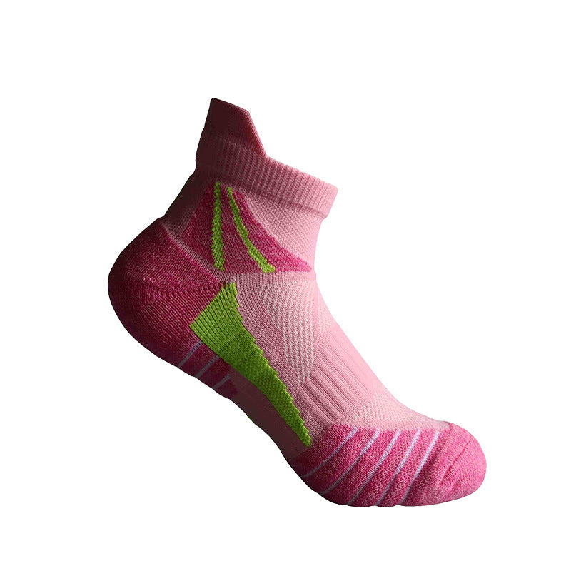 Jogging Sports Socks Terry Backrest Color