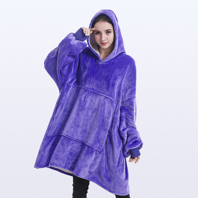 TV blanket outdoor cold and warm night gown