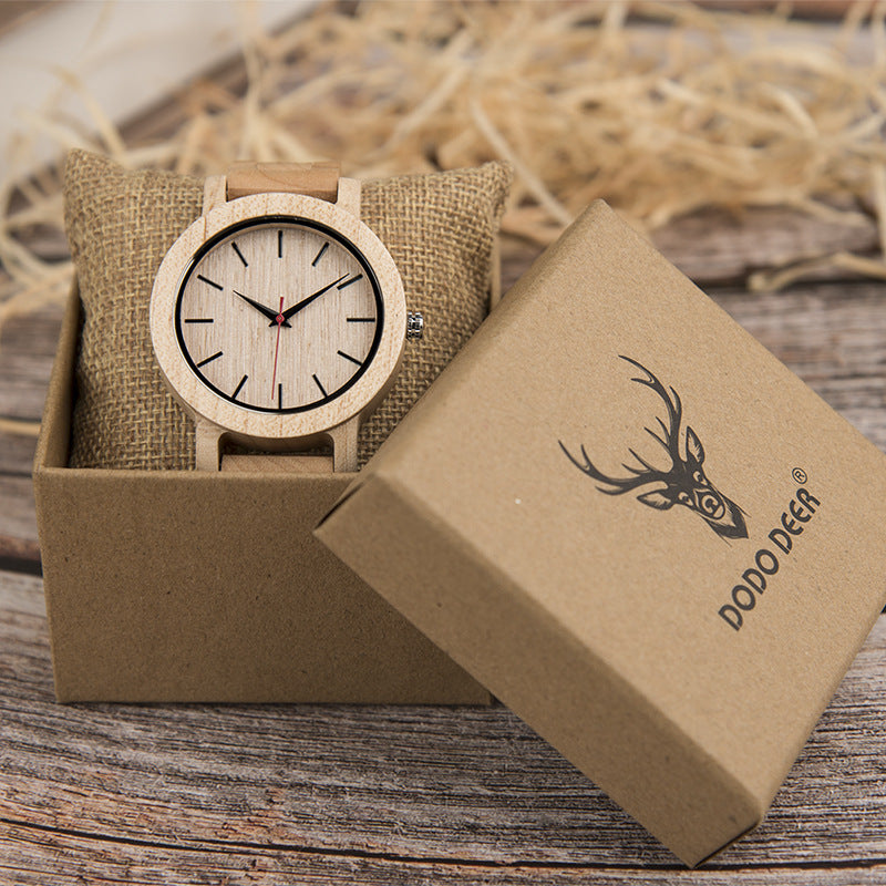 Wooden men's watch