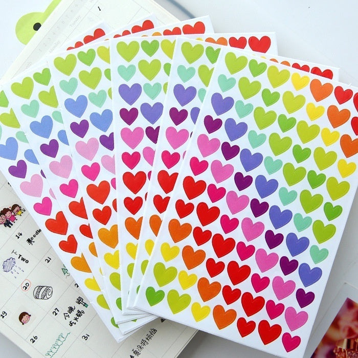 Love Stickers Colorful Decorative Stickers DIY Album