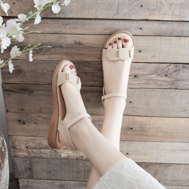 With Chunky Heel Fairy Style All-match Sandals