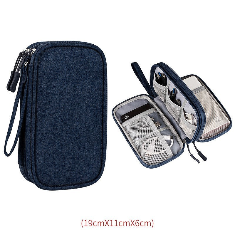 Multifunctional Portable Organizer Bag Storage Bag Box Hard Drive Data Cable Headset