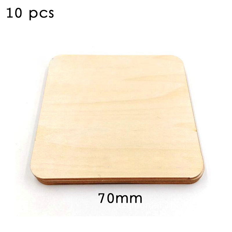 Log rounded square wood chip sandwich special-shaped wood chip