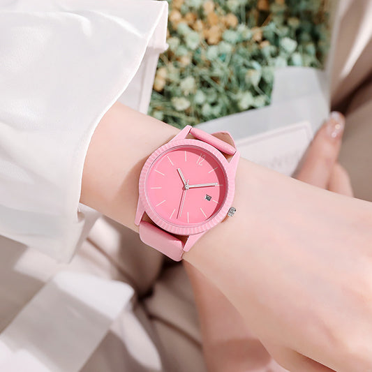 Multifunctional Calendar Belt Fashion Quartz Watch