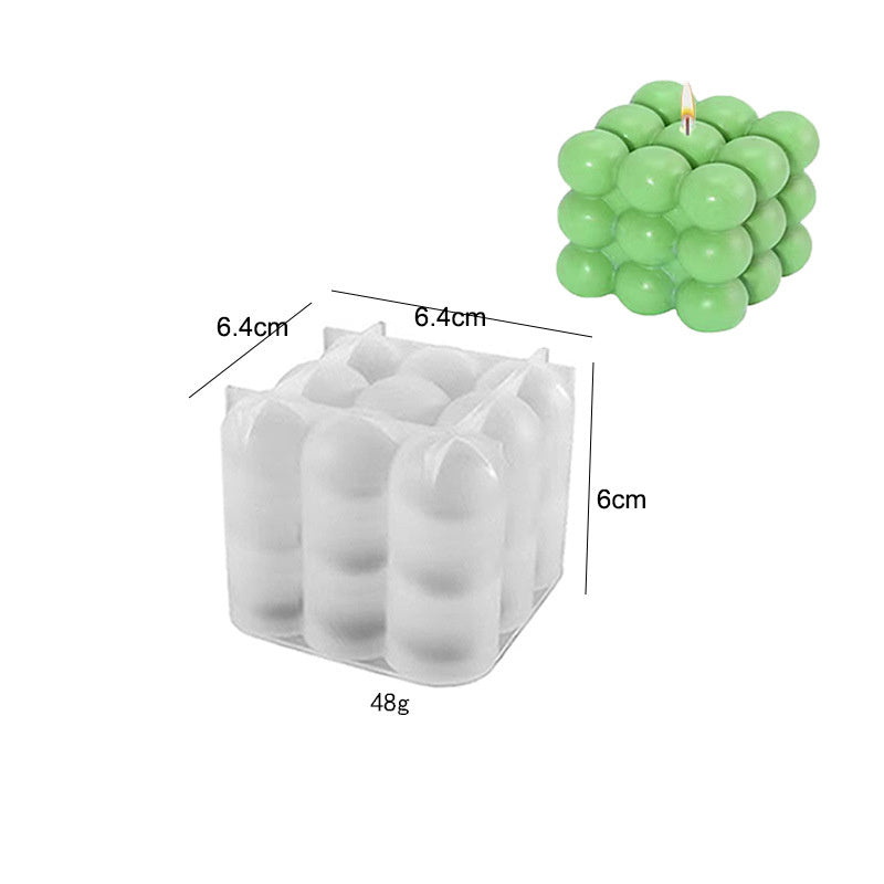 Hexagonal Square Aromatic Candle Silicone Mold