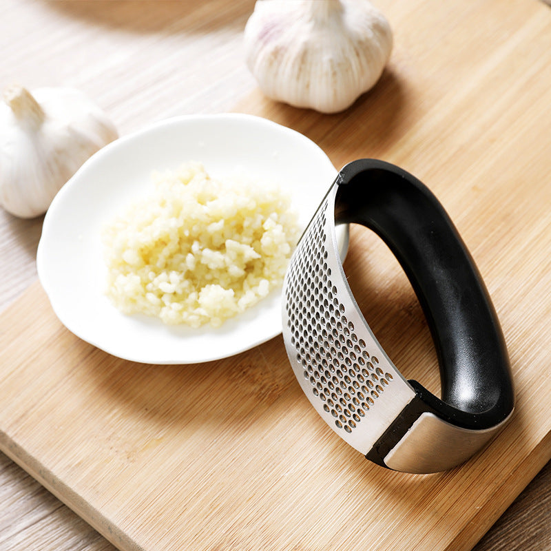 Stainless Steel Garlic Press Home Manual Garlic Garlic Kitchen Ginger Garlic Masher