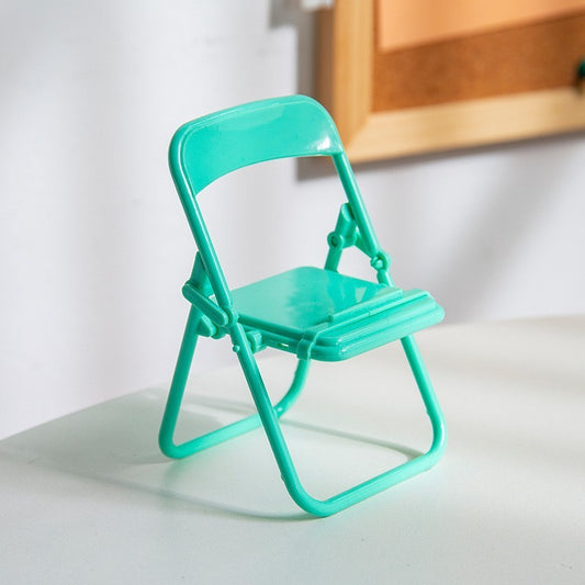 Creative Folding Small Chair Phone Holder