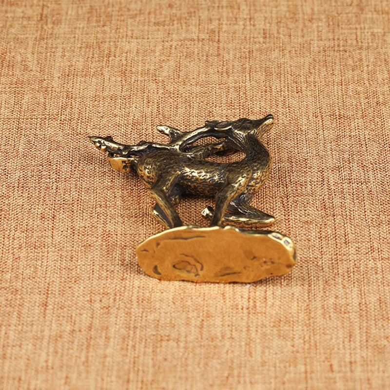 Pure Copper Mini Animal Ornaments Solid