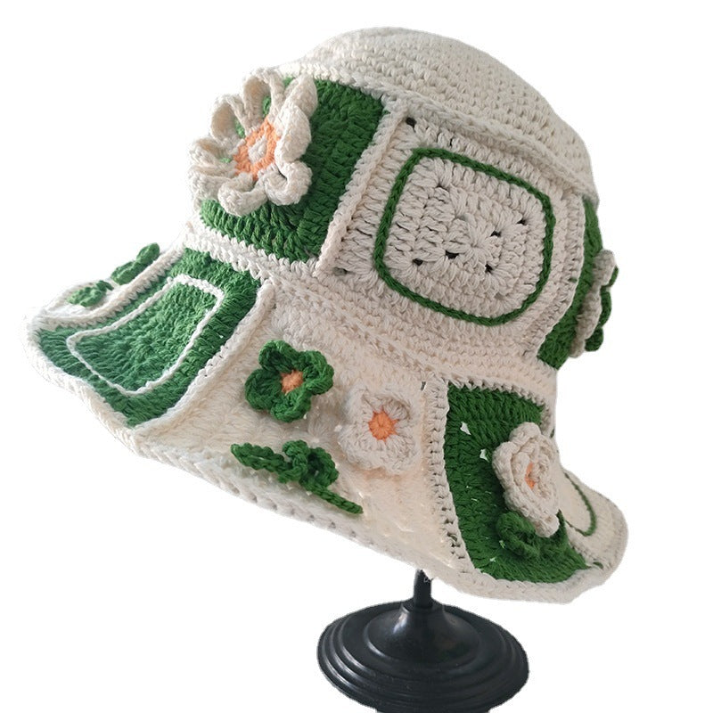 Handmade Art Crocheted Hat Breathable Cute