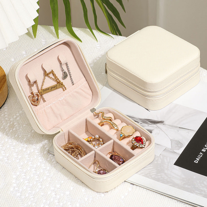 Korean Small Portable Jewelry Storage Box