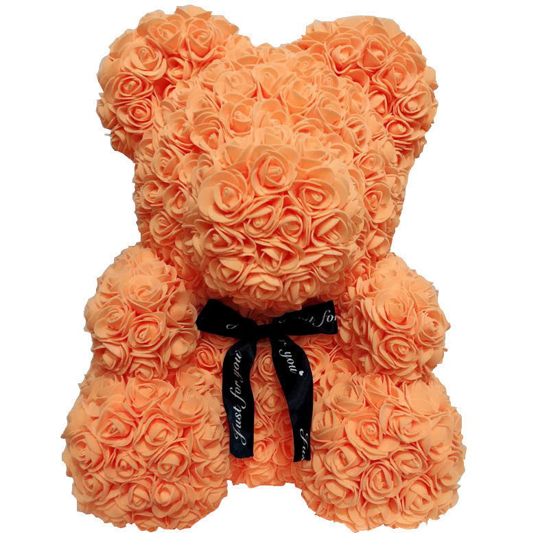 Creative Immortal Flowers Embrace Bears