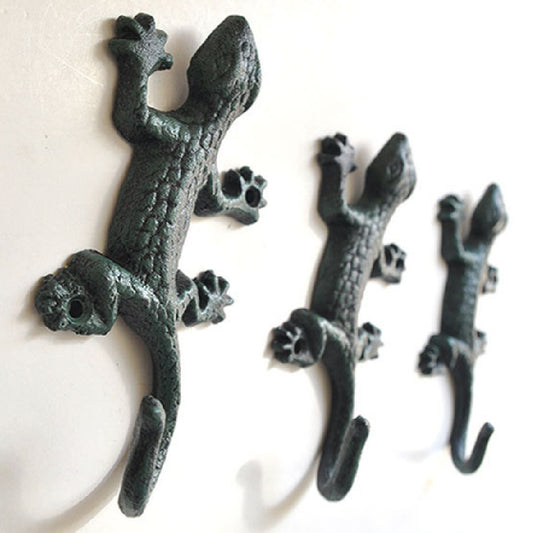 Wrought Iron Gecko Hook American Cast Iron Garden Hook