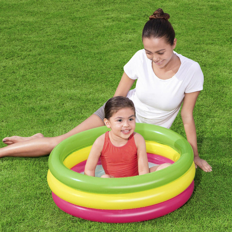 Infant Inflatable Swimming Pool Round Paddling Pool