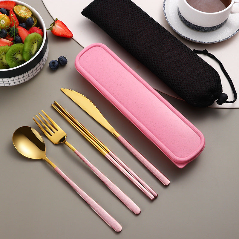 Stainless Steel Portable Gift Cutlery Set