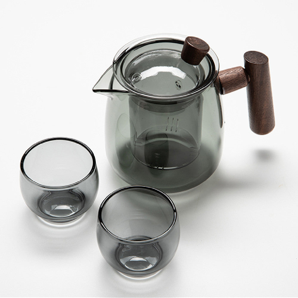 Tea Pot Glass Thickened Heat Resistant Set