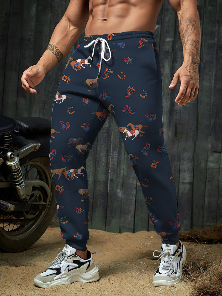 3D Digital Printing Men's Trousers Sports Pants