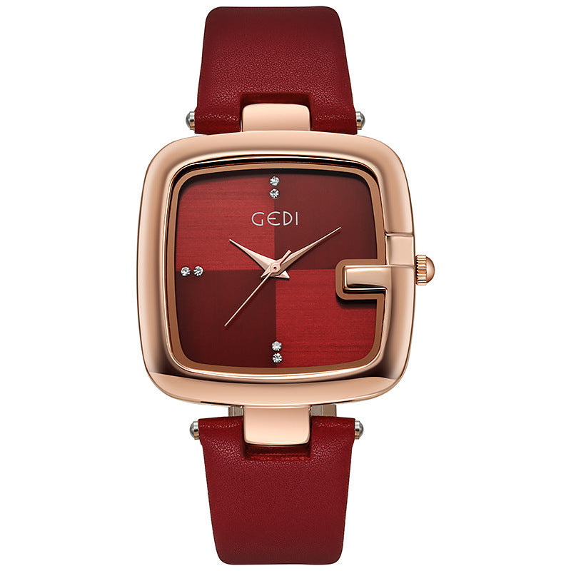 Women's Fashionable Temperament Belt Quartz Watch