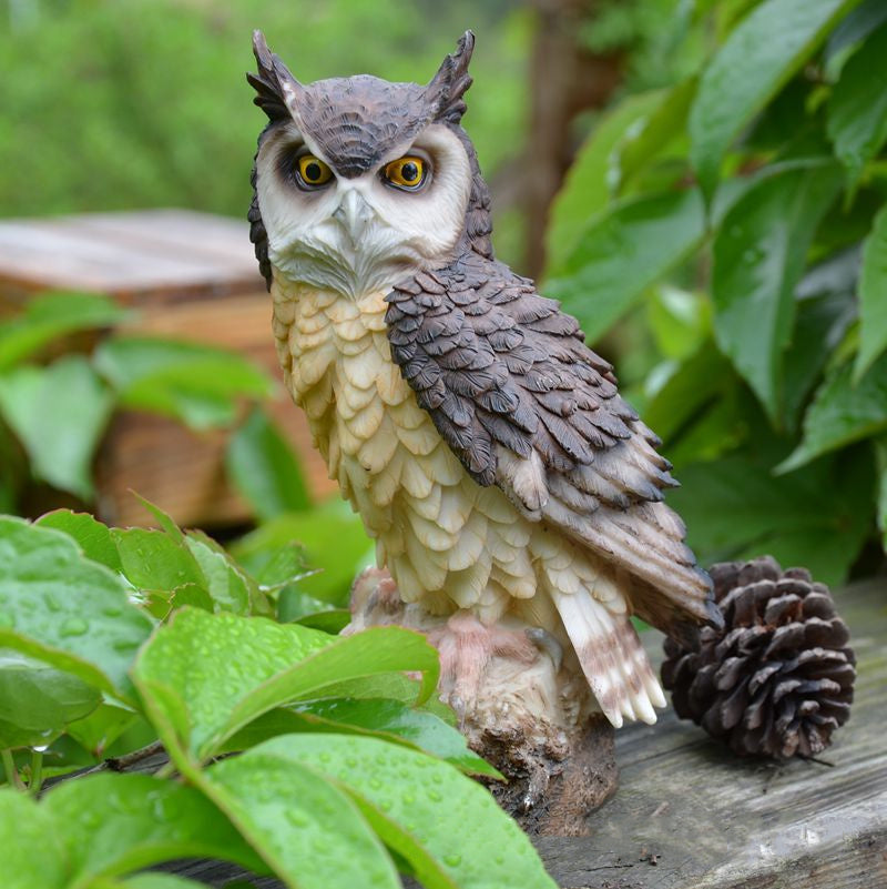 Owl Resin Animal Crafts Gardening Accessories