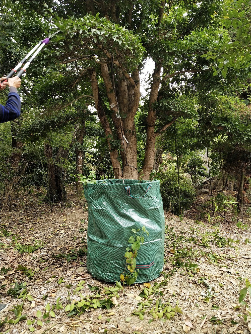 Plastic Green Garden Bag